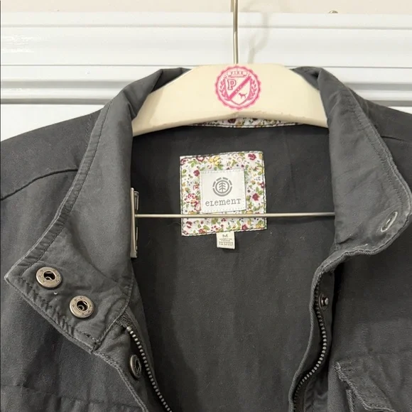 100% cotton Element Utility Jacket gray size M - Picture 2 of 13